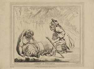 Cymon and Iphigenia ، نُشر في 2 مايو بواسطة جيمس جيلراي