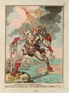 تدمير العملاق الفرنسي 1798.