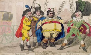 الملك هنري الرابع: المشهد الأخير ، نشرته SW Fores في عام 1788 (النقش الملون يدويًا)