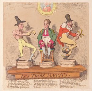 Les Trois Magots ، حانة. 1791 (نقش يدوي)