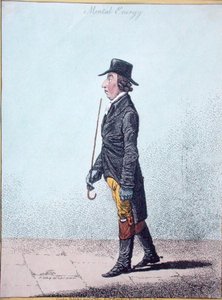 الطاقة العقلية ، التي نشرتها هانا همفري عام 1801 (نقش ملون يدويًا) بواسطة جيمس جيلراي