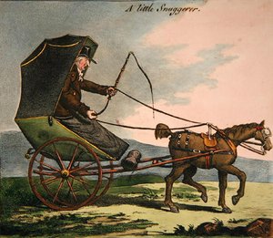 The Little Snuggerer (نقش ملون) بواسطة جيمس جيلراي