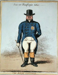 The Royal Lounger (نقش ملون يدويًا) بواسطة جيمس جيلراي