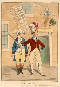 الرعد ، حانة. 1782 (نقش يدوي)