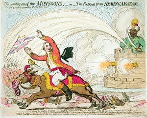 وصول الرياح الموسمية ، التي نشرتها هانا همفري ، 1791