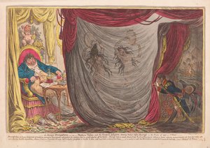 __ ci devants المهن ، أو سيدتي تاليان والإمبراطورة جوزفين راقصات عارية أمام باراس في شتاء 1797 - حقيقة !، حانة. 1805 (نقش يدوي)