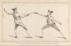 من Parry of Quarte Inside the Arms on the Coup de Quarte بواسطة جيمس جوين