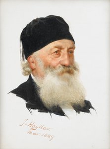 دراسة رجل ملتح 1889