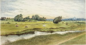 Ryton Meadows (ألوان مائية وألوان الجسم على الورق) بواسطة جيمس هنري كليت