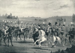 مراجعة لحراس الحياة الأولى والفرسان الثامن ، 4 يونيو 1842 ، 1842 1909 بواسطة جيمس هنري لينش