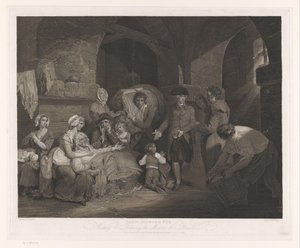 جون هوارد يزور عائلة في السجن جون هوارد إسك يزور ويخفف من بؤس السجن (العنوان على الكائن) بواسطة فرانسيس ويتلي