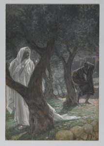 ظهور ربنا للقديس بطرس ، صورة من حياة ربنا يسوع المسيح ، 1886-1894 (مرحاض على الجرافيت على ورق) بواسطة جيمس جاك جوزيف تيسو