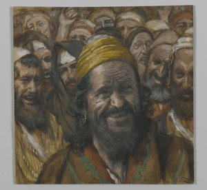 Barrabbas ، توضيح من حياة ربنا يسوع المسيح ، 1886-1894 (مرحاض فوق الجرافيت على الورق)