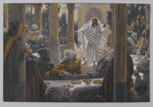 اللعنات ضد الفريسيين ، توضيح من حياة ربنا يسوع المسيح ، 1886-1896 (مرحاض على الجرافيت على الورق) بواسطة جيمس جاك جوزيف تيسو