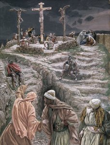 إلوي إلوي لاما ساباكتاني ، توضيح لحياة المسيح ، c.1884-96 (مرحاض وغواش على ورق مقوى) بواسطة جيمس جاك جوزيف تيسو
