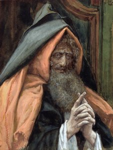 جوزيف أريماثيا ، رسم توضيحي لحياة المسيح ، c.1886-94 (مرحاض وغواش على ورق مقوى) بواسطة جيمس جاك جوزيف تيسو