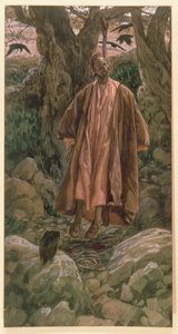 يهوذا يعلق نفسه ، رسم توضيحي لحياة المسيح ، c.1886-96 (غواش على ورق مقوى) بواسطة جيمس جاك جوزيف تيسو