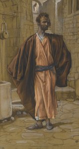 يهوذا الإسخريوطي ، توضيح من حياة ربنا يسوع المسيح ، 1886-1894 (مرحاض فوق الجرافيت على الورق) بواسطة جيمس جاك جوزيف تيسو