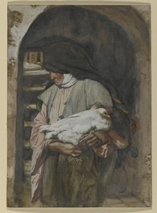 سانت آن ، توضيح لحياة المسيح ، c.1886-94 (مرحاض وغواش على ورق مقوى) بواسطة جيمس جاك جوزيف تيسو