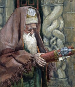 سيميون ، رسم توضيحي لحياة المسيح ، c.1886-94 (مرحاض وغواش على ورق مقوى) بواسطة جيمس جاك جوزيف تيسو