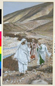 دعوة القديس أندرو وسانت جون ، رسم توضيحي لحياة المسيح ، c.1886-94 (مرحاض وغواش على ورق مقوى) بواسطة جيمس جاك جوزيف تيسو