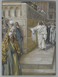 حجر الزاوية ، توضيح من حياة ربنا يسوع المسيح ، 1886-1894 (مرحاض فوق الجرافيت على ورق) بواسطة جيمس جاك جوزيف تيسو
