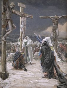 موت المسيح ، مثال لحياة المسيح ، c.1884-96 (مرحاض وغواش على ورق مقوى) بواسطة جيمس جاك جوزيف تيسو