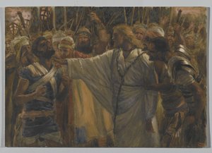 شفاء مالتش ، توضيح من حياة ربنا يسوع المسيح ، 1886-1894 (مرحاض فوق الجرافيت على الورق) بواسطة جيمس جاك جوزيف تيسو