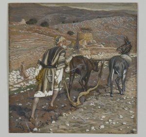الرجل في المحراث ، توضيح من حياة ربنا يسوع المسيح (مرحاض فوق الجرافيت على الورق) بواسطة جيمس جاك جوزيف تيسو