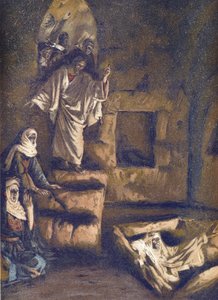 قيامة لعازر - قيامة لعازر - من "" حياة ربنا يسوع المسيح "- 1899 بقلم جيمس تيسو - حياة ربنا يسوع المسيح ، بقلم جاك جوزيف (جاك جوزيف) تيسو ديت جيمس تيسو (1836- 1902) بواسطة جيمس جاك جوزيف تيسو