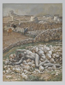 ابن الكرم ، رسم توضيحي من "حياة ربنا يسوع المسيح" (لوحة مائية على الجرافيت على الورق) بواسطة جيمس جاك جوزيف تيسو