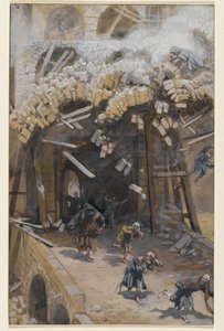 برج سلوام ، صورة من حياة ربنا يسوع المسيح ، 1886-1896 (مرحاض فوق الجرافيت على ورق) بواسطة جيمس جاك جوزيف تيسو