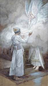 رؤية زكريا ، رسم توضيحي لحياة المسيح ، c.1886-94 (مرحاض وغواش على ورق مقوى) بواسطة جيمس جاك جوزيف تيسو