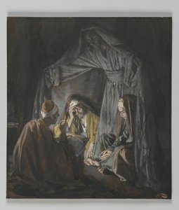 تجمع اثنان أو ثلاثة في اسمي ، توضيح من حياة ربنا يسوع المسيح (مرحاض فوق الجرافيت على الورق) بواسطة جيمس جاك جوزيف تيسو