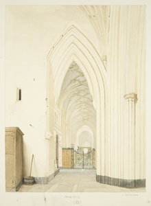 North Aisle of St Mary Redcliffe, looking East بواسطة جيمس جونسون