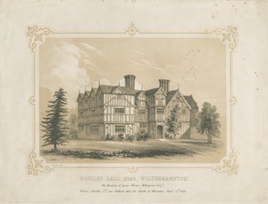 Bushbury - Moseley Old Hall: lithograph، nd [؟ 18th cent] بواسطة جيمس كيلواي كولينج