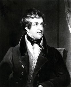 جون كام هوبهاوس ، مطبوع من تشارلز تورنر ، 1834 (Mezzotint) بواسطة جيمس لونسديل