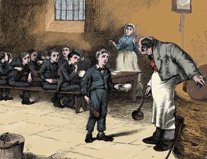مشهد من أوليفر تويست تشارلز ديكنز ، 1836 بواسطة جيمس ماهوني