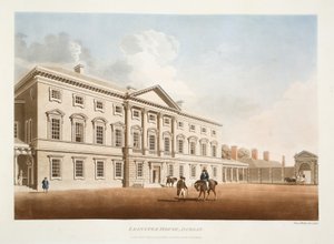 لينستر هاوس ، دبلن ، 1792 (النقش اليدوي) بواسطة جيمس مالتون