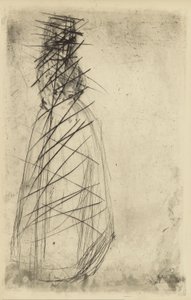 [76] الانطباعات من اللوحات الملغاة بواسطة Whistler - Fumette Standing. بواسطة جيمس أبوت ماكنيل ويسلر