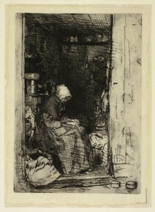 La Vieille aux Loques (المرأة العجوز ذات الخرق) بواسطة جيمس أبوت ماكنيل ويسلر