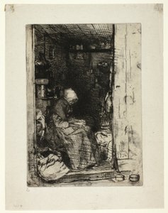 La Vieille aux Loques (المرأة العجوز ذات الخرق) بواسطة جيمس أبوت ماكنيل ويسلر