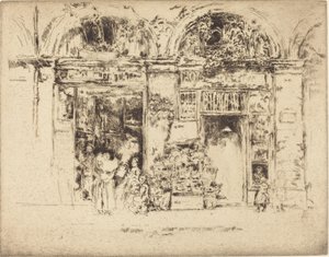 عباد الشمس ، شارع des Beaux-Arts بواسطة جيمس أبوت ماكنيل ويسلر