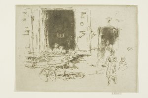 The Barrow - Marolles District ، بروكسل بواسطة جيمس أبوت ماكنيل ويسلر