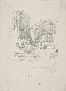 The Little Cafe au Bois بواسطة جيمس أبوت ماكنيل ويسلر