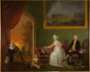 صورة روبرت مينورز وعائلته 1797. بواسطة جيمس ميلر