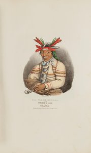 CAA-TAA-TAA-KE MUNG-GA أو المنقّط لون، زعيم ميامي، من محفظة السكان الأصليين بواسطة جيمس أوتو لويس