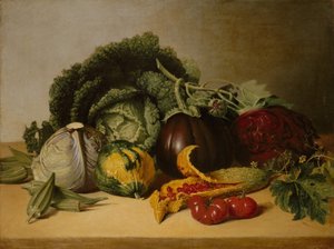 باقية على قيد الحياة: بلسم التفاح والخضروات ، كاليفورنيا. 1820s. بواسطة جيمس بيل