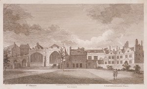 قاعة Leathersellers ، لندن ، 1799 بواسطة جيمس بيلر مالكولم