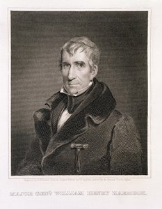 اللواء ويليام هنري هاريسون ، منقوش بقلم ريتشارد دودسون (1812-67) بواسطة جيمس ريد لامبين